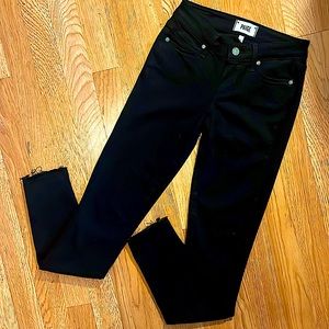 Paige Black Verduga Skinny Jeans